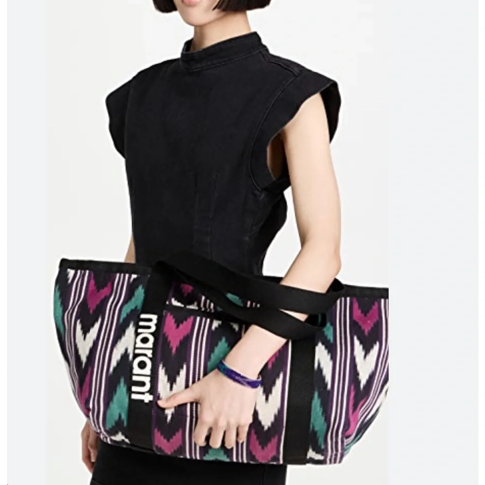 Isabel Marant Ikat Print Darwan Bag - Picture 2 of 13